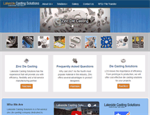 Tablet Screenshot of lakesidecasting.com